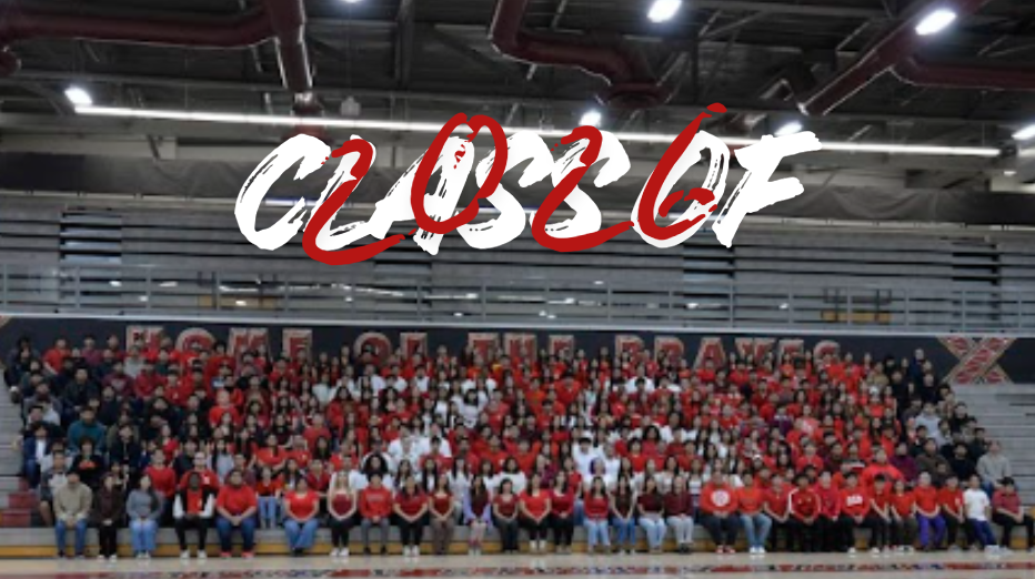 The class of 2026 sitting for their picture
